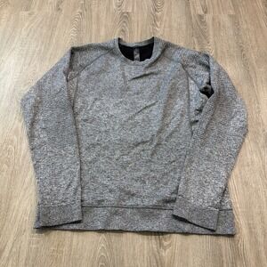 LULULEMON Grey Engineered Warmth LS Merino Wool Crew Top Men's Large